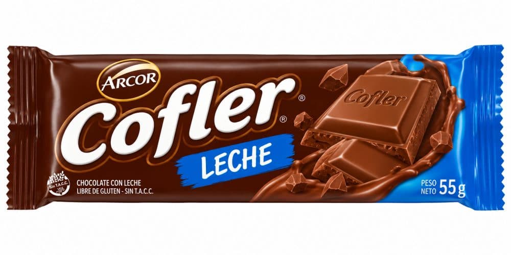 Chocolate Arcor Cofler Leite