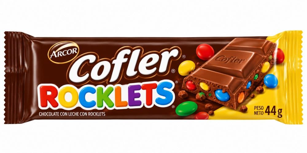 Chocolate Arcor Rocklets Barra